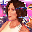 Meninas corte de cabelo, salão de beleza Hair & Penteado Jogos 3D
