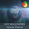 Terra na galáxia | Xperia ™ Tema | Live Wallpaper