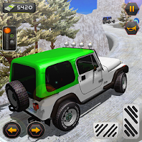 Offroad Jeep Լեռնային Hill բարձրանալ գնում եմ 3D