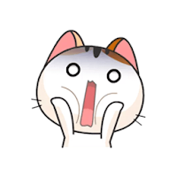 Cute Kitty Sticker for WhatApp