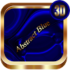 Abstracte Blauwe 3D Volgende Launcher thema