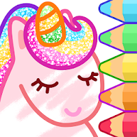 아이들을위한 애니메이션 색칠-유니콘과 공주 1.4.1