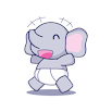 Naklejki Baby Elephant dla Whatsapp -WAStickerApps 1.0