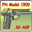 La pistola FN modello 1900 ha spiegato Android AP26 - 2018