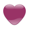 Kryształowe serce - różowy: ikona maski dla Nova Launcher 2.2