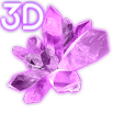 光沢のある結晶視差3Dライブ壁紙1.0.4