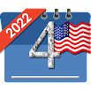USA Calendar with Holidays 2020 4.9