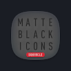 Matte Black SQUIRCLE Icons 1.4