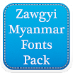 Zawgyi Myanmar Fonts Pack 5.0