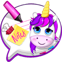 Unicorn Notebook - Cute Sticky Notes 1.0