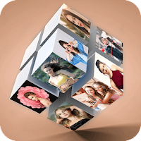 3D Cube PhotoFramePhotoEditor 2.0
