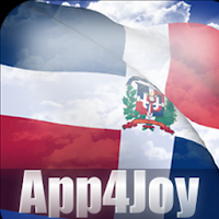 도미니카 공화국 국기 라이브 배경 화면 4.2.5