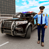 Simulador de carro de condução policial da cidade 3.2