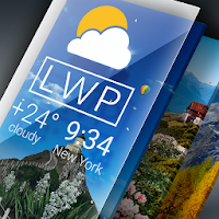 Weather Live Wallpaper. Current forecast on screen 1.5.8