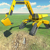 Futuristic Excavator Construction Simulator Games 1.8