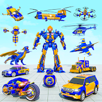 Dragon Robot Car Game: Robot Transforming Game 