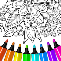 Flowers Mandala coloring book 8.4.0