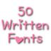 Fonts for FlipFont 50 Written 4.1.1