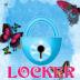 Theme Blue Butterfly GO Locker 5.0