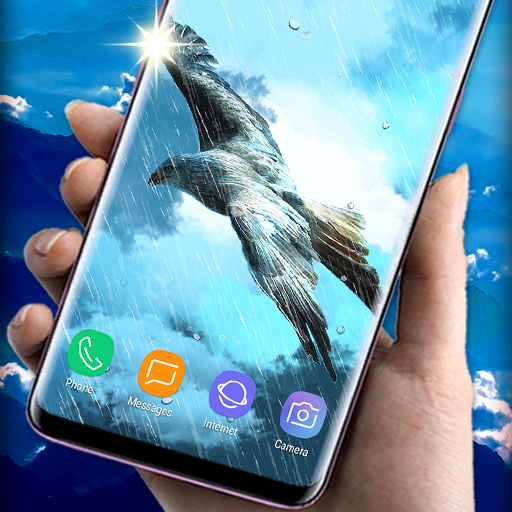 Download 4D Eagle Rain Live Wallpaper 6.10.3 Apk for android