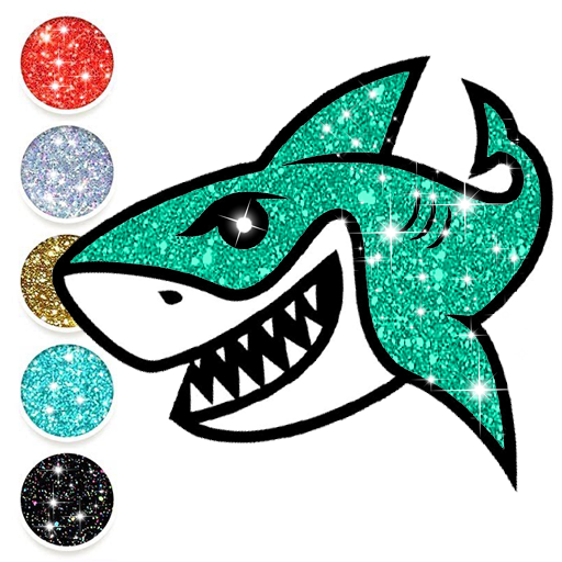 Download Baby Shark Glitter Coloring 13 Apk for android