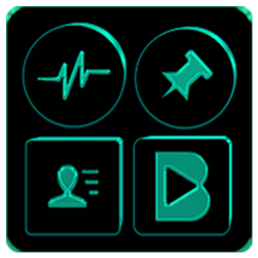 Download Black and Teal Icon Pack 19.9 Apk for android