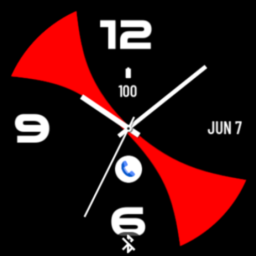 Download Black Red MX Watch Face  Apk for android