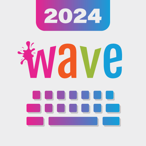 Download Clavier Animé Wave + Emoji 1.75.1 Apk for android