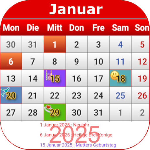 Download Deutsch Kalender 2025 2.1.2 Apk for android