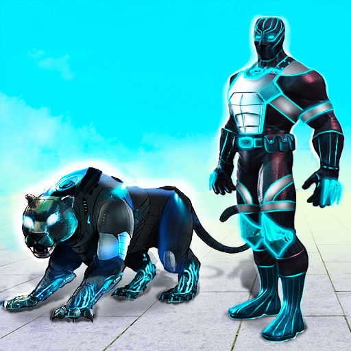 Download Flying Panther Robot Hero Game 4.0 Apk for android