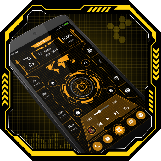 Download Futuristic Launcher - Lock App 34.0 Apk for android