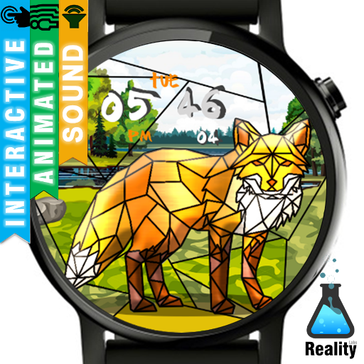 Download Geometric Nature Fox - Watch F 1.0 Apk for android