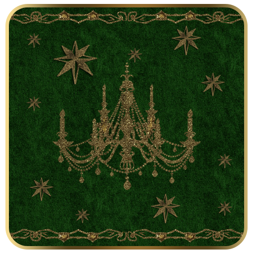 Download Green Gold Chandelier Go SMS T 2 Apk for android