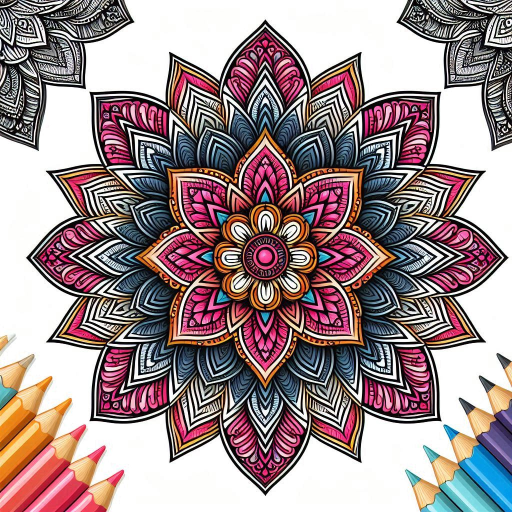 Download Mandala Color by Number Book 7.9 Apk for android