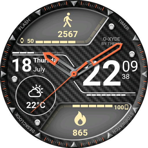 Download O-Xyde Watch Face  Apk for android