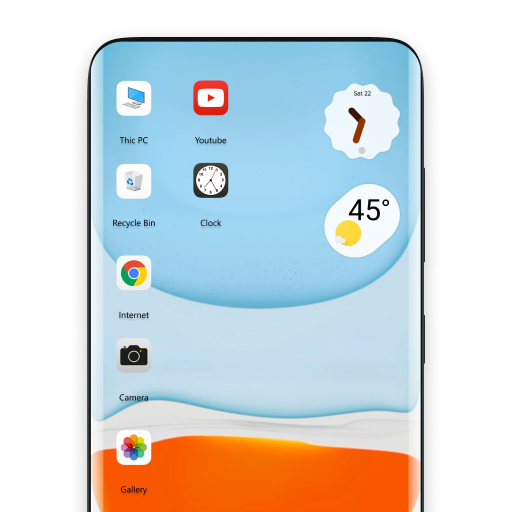 Download Phone 11 i theme For Launcher 4.5 Apk for android