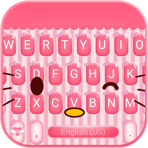 Download Pink Cute Kitty Thème 8.7.1_0124 Apk for android