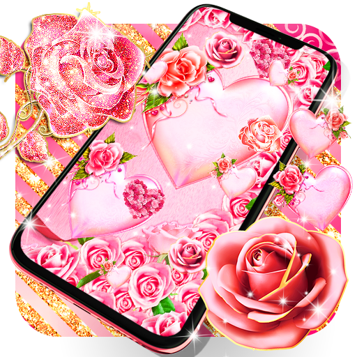 Download Pink rose gold live wallpaper 27.0 Apk for android