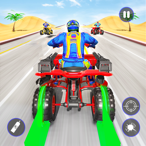 Download Quad Bike Traffic Shooting Gam 6.3 Apk for android