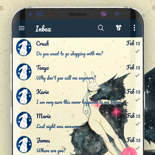 Download Rabbit Wolf Messenger Theme 5.0.52 Apk for android