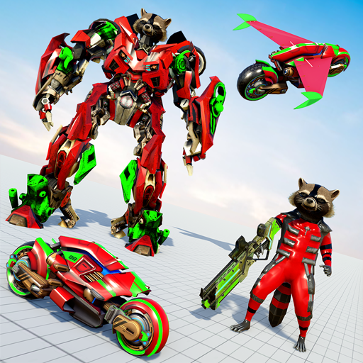 Download Raccoon Transform Robot Games 3.1 Apk for android