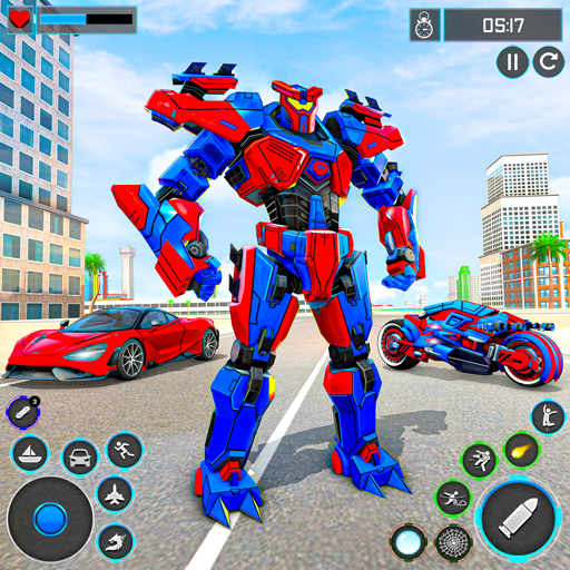 Download Robot Transform War Car Games 7.8 Apk for android