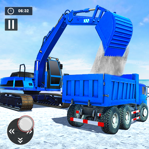 Download Snow Excavator Road Truck Game 3.3 Apk for android