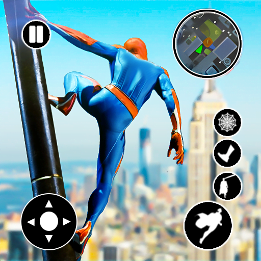 Download Spider Rope Hero Rescue Game3D 1.22 Apk for android