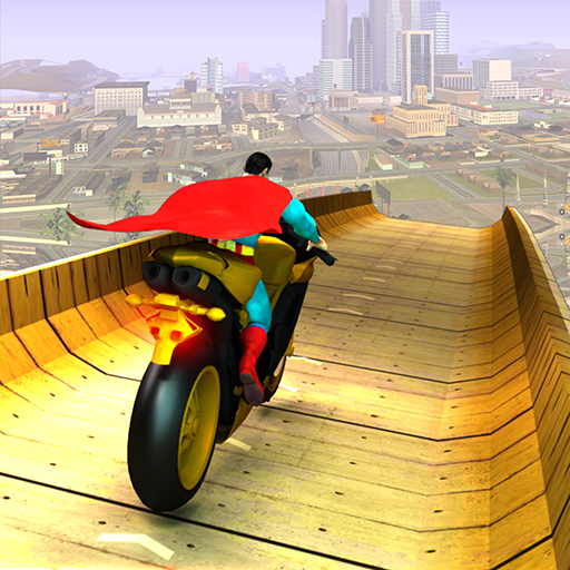 Download Super Hero Bike Mega Ramp 1.16 Apk for android