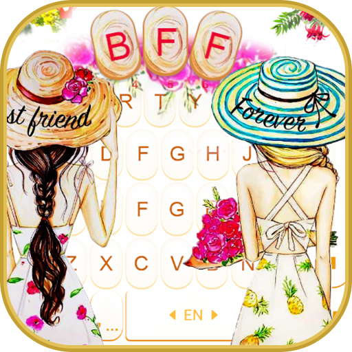 Download Thème de clavier Bff Friends F 6.0.1230_10 Apk for android