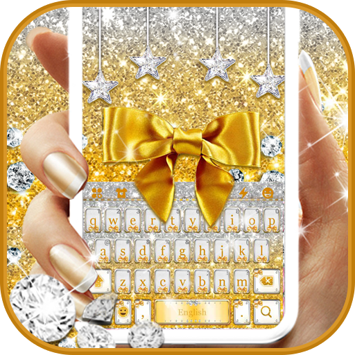 Download Thème de clavier Golden Bow 8.7.1_0706 Apk for android