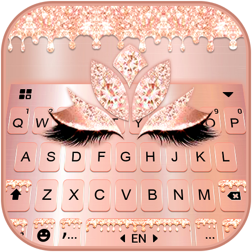 Download Thème de clavier Rose Gold Dro 6.0.1228_10 Apk for android