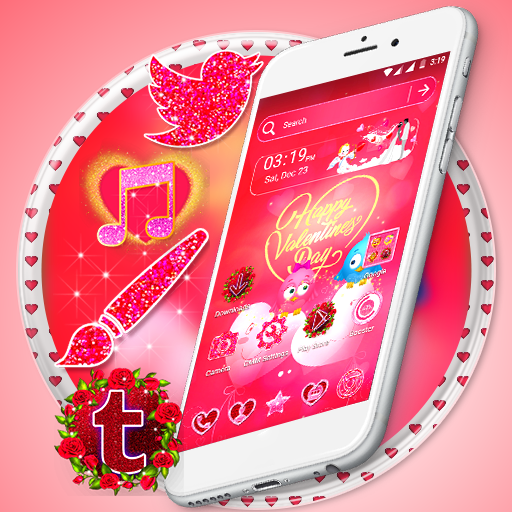 Download Valentine Day Launcher Theme 5.1 Apk for android