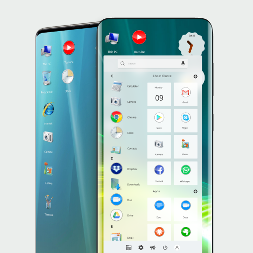 Download Vista Theme for Launcher 4.5 Apk for android